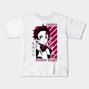 Tanjiro Kamado Demon Slayer Kids T-Shirt